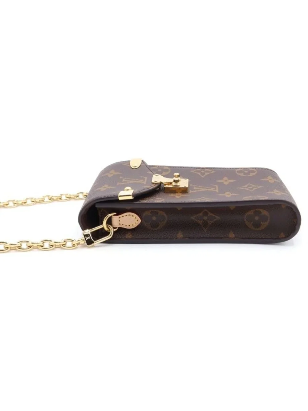 Louis Vuitton Phone Pouch Metis Monogram Canvas Shoulder Bag Brown